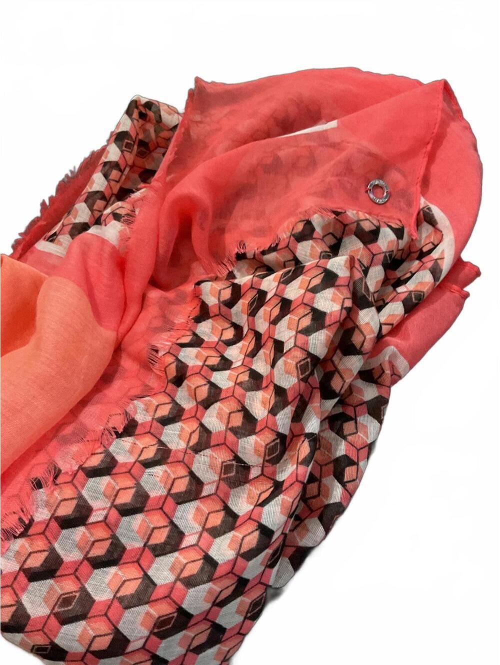 Calvin Klein Women's Lightweight Printed Scarf/Wrap